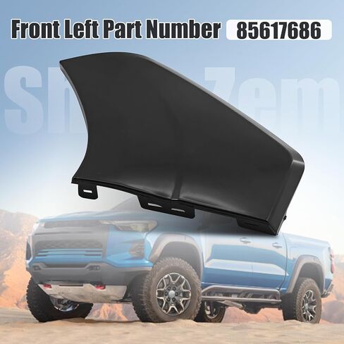 85617686 Front Left Bumper Fascia Fit for Chevy Colorado 2.7L 2023 2024 Bumper Wrap Corner Front Left Driver Side in Kuwait