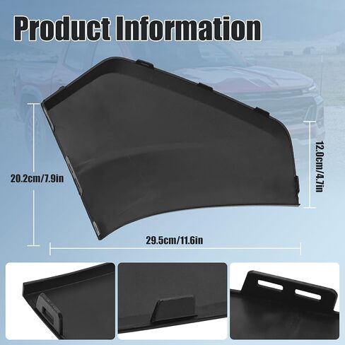 85617686 Front Left Bumper Fascia Fit for Chevy Colorado 2.7L 2023 2024 Bumper Wrap Corner Front Left Driver Side in Kuwait