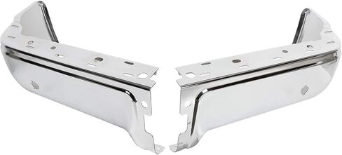 غطاء نهاية المصد الخلفي من KUAFU متوافق مع 2009-2014 Ford F150، 2010-2014 Lincoln Mark LT كروم زوج فولاذي (سوف تتلقى عبوتين) in Saudi Arabia