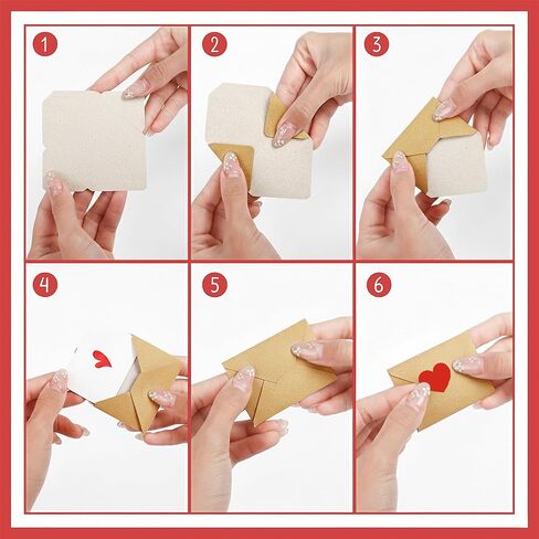 60 مذكرة حب صغيرة مع مظاريف، مجموعة بطاقات ملاحظات فارغة في صندوق هدايا، بطاقات هدايا شخصية له، لها، لصديقتك - DIY، هدايا عيد الأم للزوجة، بطاقة حب له، لها، صديقها، صديقة، زوجة، زوج، أنا أحبك ملاحظات لعيد الميلاد، الذكرى السنوية in Kuwait