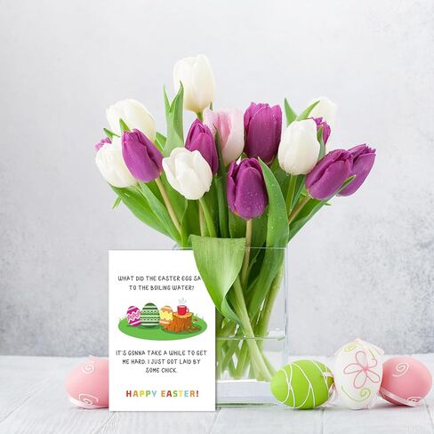 Happy Easter Card for Him Her Funny Easter Cards with Envelope for Adults Naughty Cards for Wife Husband Girlfriend Boyfriend Colorful Bunny Eggs Joke Card Gift for Men Women in Saudi Arabia