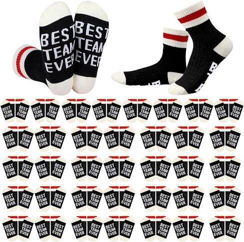 Best Team Ever Gift Sock Bulk Employee Appreciation Day Gifts for Women Men Team Staff Coworker Office Favors in Saudi Arabia