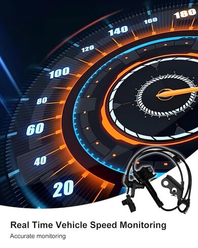 مجموعة أجهزة استشعار سرعة العجلات الأمامية والخلفية ABS متوافقة مع Toyota Corolla 2009-2019 Matrix 2009-2014 Pontiac Vibe 2009-2010 استبدال 89542-02090 89543-02090 in Kuwait