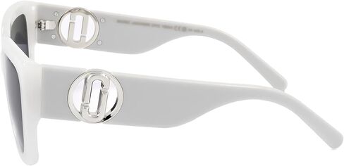 Marc Jacobs Women's Signature Sunglasses, Ivory/Grey, 54 in Saudi Arabia