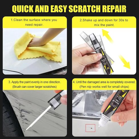 XNA ديب شيري ريد كريستال بيرل (PRP/JRP) لطلاء Jeep Touch Up، مزيل خدوش السيارة لإصلاح الشقوق والرقائق، طقم إصلاح خدوش السيارة 2 في 1 سريع وسهل الإصلاح مع لون مطابق تمامًا in Kuwait