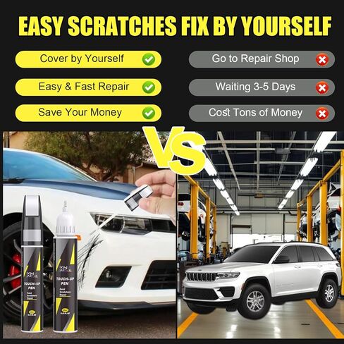 XNA ديب شيري ريد كريستال بيرل (PRP/JRP) لطلاء Jeep Touch Up، مزيل خدوش السيارة لإصلاح الشقوق والرقائق، طقم إصلاح خدوش السيارة 2 في 1 سريع وسهل الإصلاح مع لون مطابق تمامًا in Kuwait