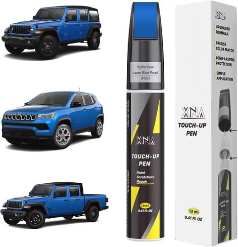 XNA Deep Cherry Red Crystal Pearl(PRP/JRP) for Jeep Touch Up Paint, Car Scratch Remover for Nicks and Chips Repair, 2-In-1 Quick & Easy Fix Car Scratch Repair Kit with Exact Color-Matched in Kuwait