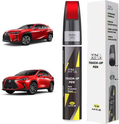XNA ديب شيري ريد كريستال بيرل (PRP/JRP) لطلاء Jeep Touch Up، مزيل خدوش السيارة لإصلاح الشقوق والرقائق، طقم إصلاح خدوش السيارة 2 في 1 سريع وسهل الإصلاح مع لون مطابق تمامًا in Kuwait