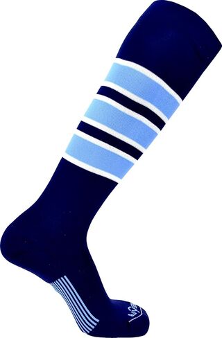 جوارب PEAR SOX Pearsox المصنوعة من النايلون للركبة - جوارب بدون خياطة عند أصابع القدم، ماصة للرطوبة، جوارب داعمة للقوس مع خطوط in Kuwait