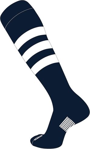 جوارب PEAR SOX Pearsox المصنوعة من النايلون للركبة - جوارب بدون خياطة عند أصابع القدم، ماصة للرطوبة، جوارب داعمة للقوس مع خطوط in Kuwait