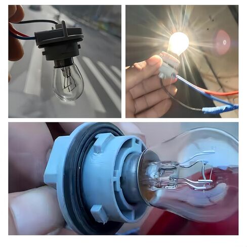 4PCS 1157 LED Light Bulb Socket Plug BAY15D Light Socket Wiring Harness Turn Signal Tail Stop Holder Rear Brake Light Base Harness Plugs Connector Gytovvvz in Kuwait