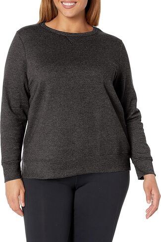 JUST MY SIZE womens Plus-size Ecosmart Sweatshirt With V-notch in Kuwait