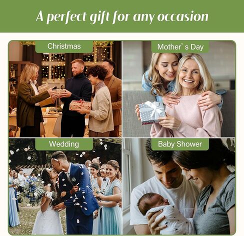 إطار صورة زهور خضراء - إطار صور على شكل قلب مقاس 4 × 4 للذكرى السنوية، هدية عرض على الطاولة in Kuwait