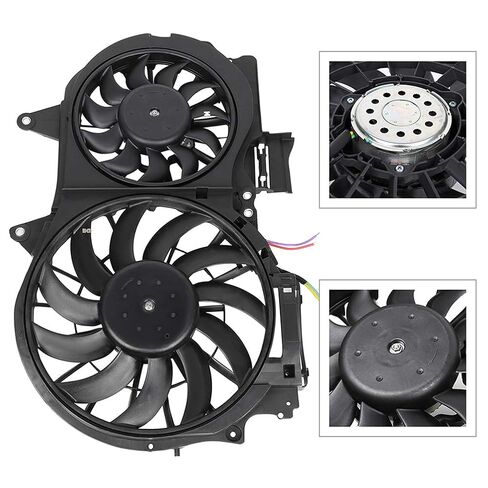 مروحة تبريد ECCPP متوافقة مع 2002-2009 لـ Audi لـ A4 / 2002-2009 لـ Audi لـ A4 Quattro، استبدل 622540 674-59718 AU3115107، مجموعة مروحة التبريد in Saudi Arabia