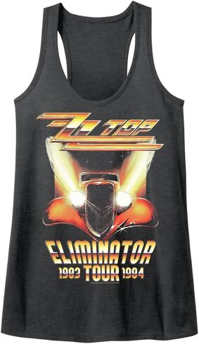ZZ Top Rock Band Music Group Eliminator Tour 1983-84 Womens Tank Top Tee in Saudi Arabia