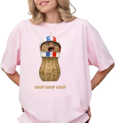 The Burnt Peanut Goop Shirt, Viral Internet Meme Clothing, Weirdcore Aesthetic Apparel, Funny Cowboy Peanut Bungulato Top, Gen Z Humor Tee Multiple Color in Saudi Arabia