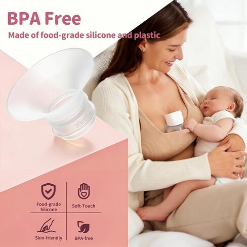 Flange Insert 17/19/21mm Compatible with S9/S10/S12/S9 Pro/S12 Pro Wearable Breastpump, Wearable Breast Pump Shield/Flange Insert, Pump S9/S10/S12 Parts Replace,6pcs in Kuwait