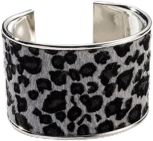 Wild Leopard Cuff Bracelet Gold Open Bangle Bracelets for Women Fashion Jewelry in Saudi Arabia