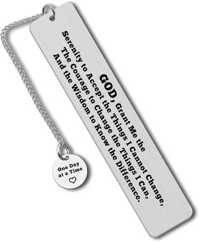 Sobriety Gifts for Women Men Addiction Recovery Inspirational Gifts Bookmark Encouragement Recovery Gift Sober Bookmark Religious Gift for Christians Friends Coworkers Christmas Anniversary Birthday in Saudi Arabia