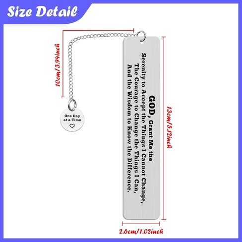 Sobriety Gifts for Women Men Addiction Recovery Inspirational Gifts Bookmark Encouragement Recovery Gift Sober Bookmark Religious Gift for Christians Friends Coworkers Christmas Anniversary Birthday in Saudi Arabia