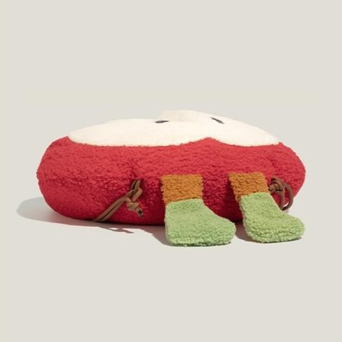 حقيبة ظهر Whimsy Twee Apple حقيبة ظهر Kawaii Funky Fuzzy Fruit Wallet Y2k Kawaii Whimsical Accessories (أحمر) in Saudi Arabia
