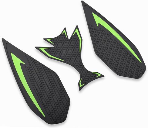 Motorcycle Tank Grip Protector Pads, Anti-Slip Honeycomb Design, Compatible with Suitable for Kawasaki Ninja 650 2017-2024 Z650 2019-2024 (green) in Kuwait