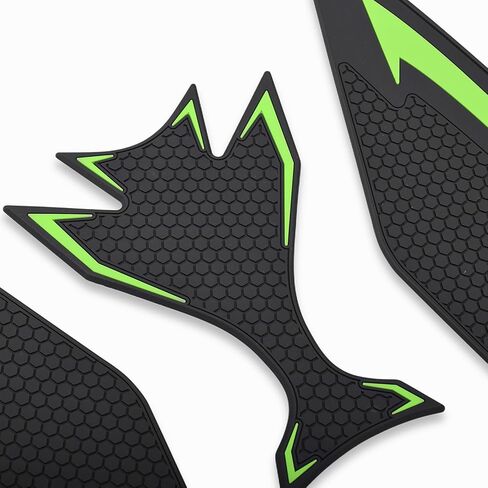 Motorcycle Tank Grip Protector Pads, Anti-Slip Honeycomb Design, Compatible with Suitable for Kawasaki Ninja 650 2017-2024 Z650 2019-2024 (green) in Kuwait