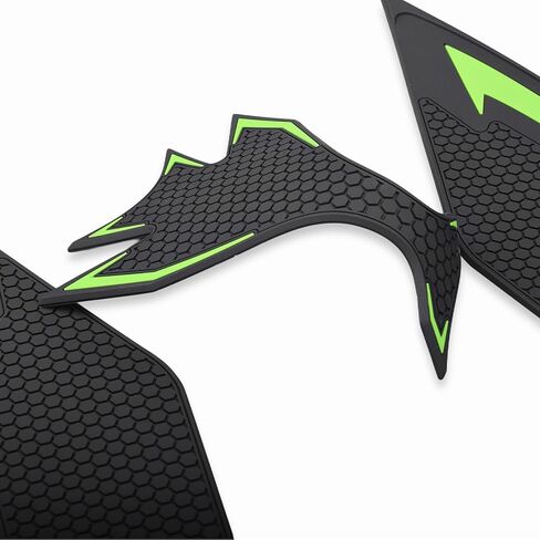 Motorcycle Tank Grip Protector Pads, Anti-Slip Honeycomb Design, Compatible with Suitable for Kawasaki Ninja 650 2017-2024 Z650 2019-2024 (green) in Kuwait