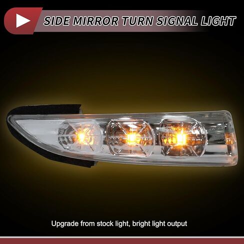 1 Pcs Car Mirror Turn Signal Light for Hyundai for GENESIS COUPE 2008-2016 Right LED Trun Signal Light Lamp No.876142M000 in Saudi Arabia