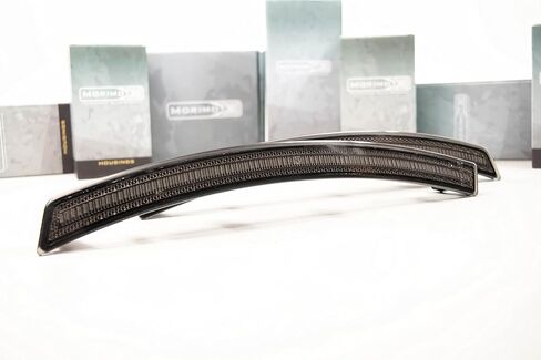 Morimoto XB LED Side Markers Fits Chevrolet C7 Corvette 2014-2019 Plug and Play OEM Replacement Performance Upgrade with Smoked Lens (PN: LF0365 pair of complete side marker assemblies) in Kuwait