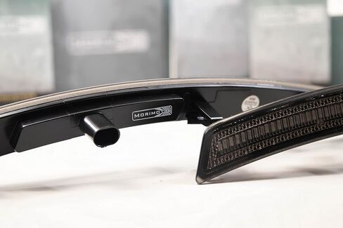 Morimoto XB LED Side Markers Fits Chevrolet C7 Corvette 2014-2019 Plug and Play OEM Replacement Performance Upgrade with Smoked Lens (PN: LF0365 pair of complete side marker assemblies) in Kuwait