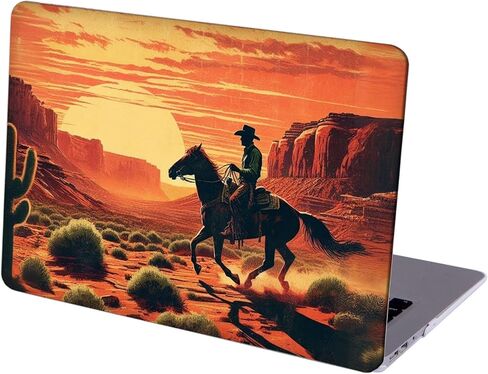Compatible with MacBook Air 13.6-inch, Hard Shell Case with Keyboard Cover and Screen Protector (A2681, M2 chip / A3113, M3 chip / A3240, M4 chip, 2022-2025 Release) - Western Cowboys MC21562 in Saudi Arabia