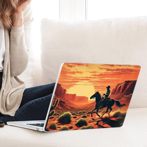 Compatible with MacBook Air 13.6-inch, Hard Shell Case with Keyboard Cover and Screen Protector (A2681, M2 chip / A3113, M3 chip / A3240, M4 chip, 2022-2025 Release) - Western Cowboys MC21562 in Saudi Arabia