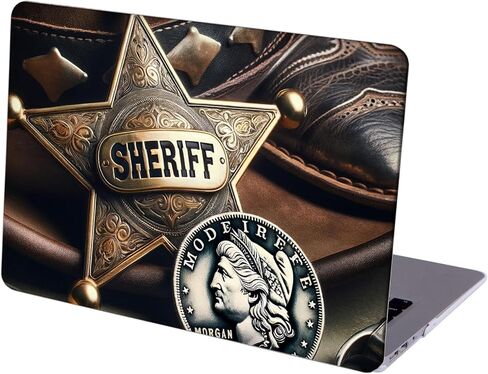 Compatible with MacBook Air 13.6-inch, Hard Shell Case with Keyboard Cover and Screen Protector (A2681, M2 chip / A3113, M3 chip / A3240, M4 chip, 2022-2025 Release) - Western Cowboys MC21562 in Saudi Arabia