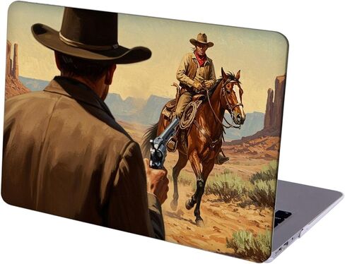 Compatible with MacBook Air 13.6-inch, Hard Shell Case with Keyboard Cover and Screen Protector (A2681, M2 chip / A3113, M3 chip / A3240, M4 chip, 2022-2025 Release) - Western Cowboys MC21562 in Saudi Arabia