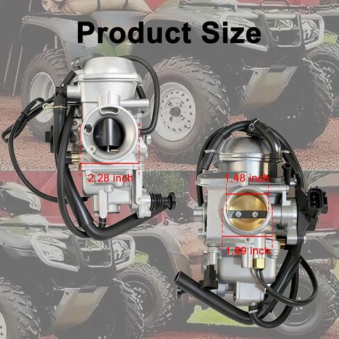 TRX500 Carburetor Kit Fit For Honda Foreman Rubicon 500 TRX500 2001-2005​,Fit For Honda Fourtrax Foreman 500 TRX500FE TRX500FM TRX500FPE TRX500FPM TRX500TM 2005-2011 With Carb Choke Cable spark plug in Kuwait
