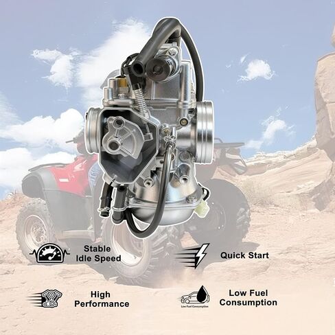 TRX500 Carburetor Kit Fit For Honda Foreman Rubicon 500 TRX500 2001-2005​,Fit For Honda Fourtrax Foreman 500 TRX500FE TRX500FM TRX500FPE TRX500FPM TRX500TM 2005-2011 With Carb Choke Cable spark plug in Kuwait