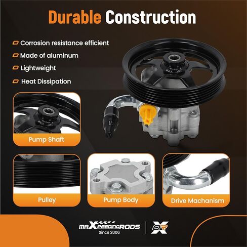 مضخة توجيه كهربائية maxpeedingrods لسيارة شيفروليه كابريس 2011-2013، لسيارة بونتياك G8 2008-2009، 3.0L 6.0L 6.2L، استبدال #20-2405 19318665 92174214 92260526 92267876 in Saudi Arabia