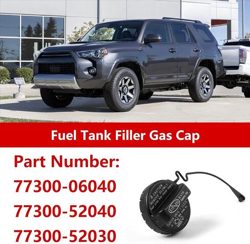 Gas Cap Fuel Tank Cap for Toyota 4Runner 2010-2015 for Lexus GX460 2010-2015 Fuel Tank Filler Cap Replace 77300-06040 77300-52040 77300-52030 1Pcs Black in Kuwait