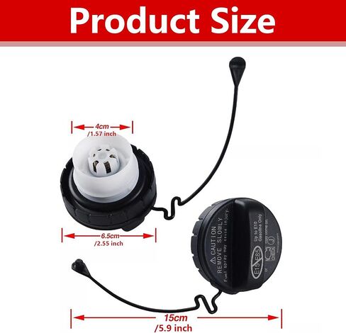 Gas Cap Fuel Tank Cap for Toyota 4Runner 2010-2015 for Lexus GX460 2010-2015 Fuel Tank Filler Cap Replace 77300-06040 77300-52040 77300-52030 1Pcs Black in Kuwait