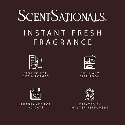 ScentSationals Alchemy Fragrance Oil Plug In Air Freshener Refills 3-Pack - Works with Scentsationals Wall Plugs, Long-Lasting Home Fragrance, 0.8 fl oz Each, Packaging May Vary in Saudi Arabia