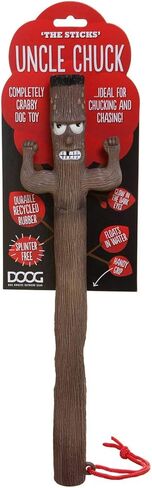 DOOG - The Sticks Uncle Chuck Fetch Toys Safer Than Real Sticks, Splinter Free, Glow-in-The-Dark Eyes, Floats, Easy to Clean in Saudi Arabia