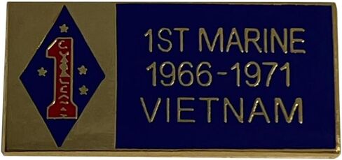 1st Marine Division 1966-1971 Vietnam Motorcycle Hat Cap Lapel Pin M-379 in Saudi Arabia