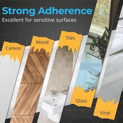 قناع Pro Tapes Pro 788 Ultimate Mask أصفر 1/8 بوصة × 60 ياردة، شريط قناع إزالة ممتاز لمدة 60 يومًا in Kuwait