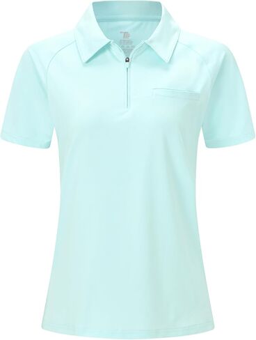 BGOWATU Women's Golf Polo Shirts Short Sleeve Tennis Tops Collared T-Shirts UV Protection Quick Dry in Kuwait