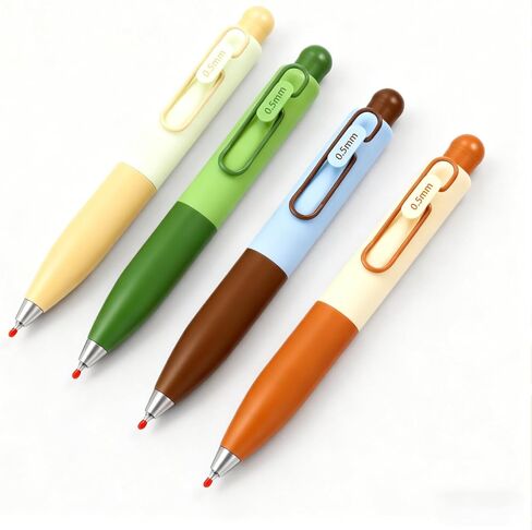 4Pcs Pocket Pen,Mini Retractable Gel Pens,0.5mm Black Ink,Cute Fat Pens Fast Drying Portable Comfortable Writing Short Pens for Journaling Bible School Office Supplies in Kuwait