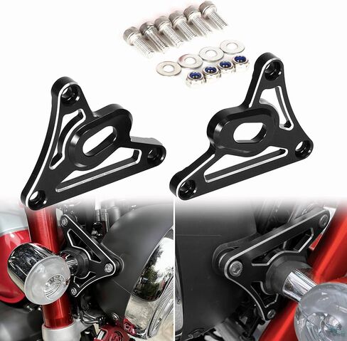 CNC Carving Front Headlight Indicator Turn Signal Bracket Compatible With Monkey 125 JB03 JB02 ST125 Dax125 2018-2024 (Blue) in Kuwait