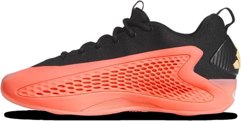 Adidas Anthony Edwards 1 Low Mural - Boys' Grade School (JI4076, Acid Orange/Acid Red/Core Black) Size 5.5 in Saudi Arabia