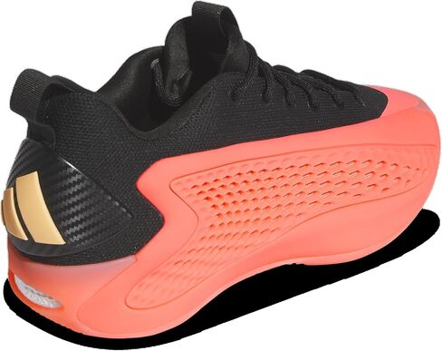 Adidas Anthony Edwards 1 Low Mural - Boys' Grade School (JI4076, Acid Orange/Acid Red/Core Black) Size 5.5 in Saudi Arabia