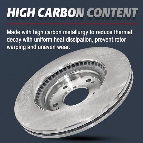 Allcombo Front Vented Disc Brakes Rotors and Ceramic Pads for 2003-2008 Pontiac Vibe, 2003-2008 Toyota Corolla, 2003-2008 Toyota Matrix, 2004 2005 2006 2007 Brake kit Replacement - 31270 923 in Saudi Arabia